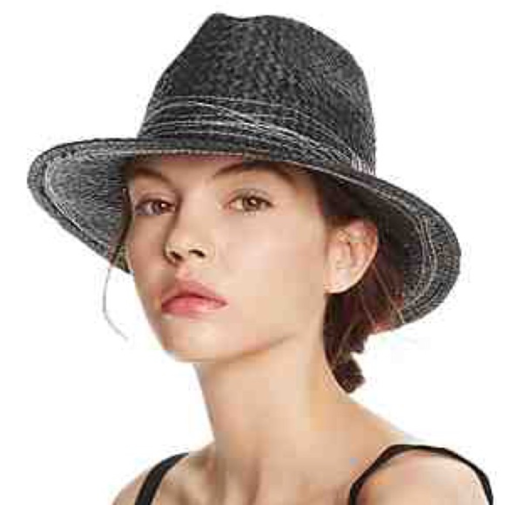 AQUA Fedora Paper Hat